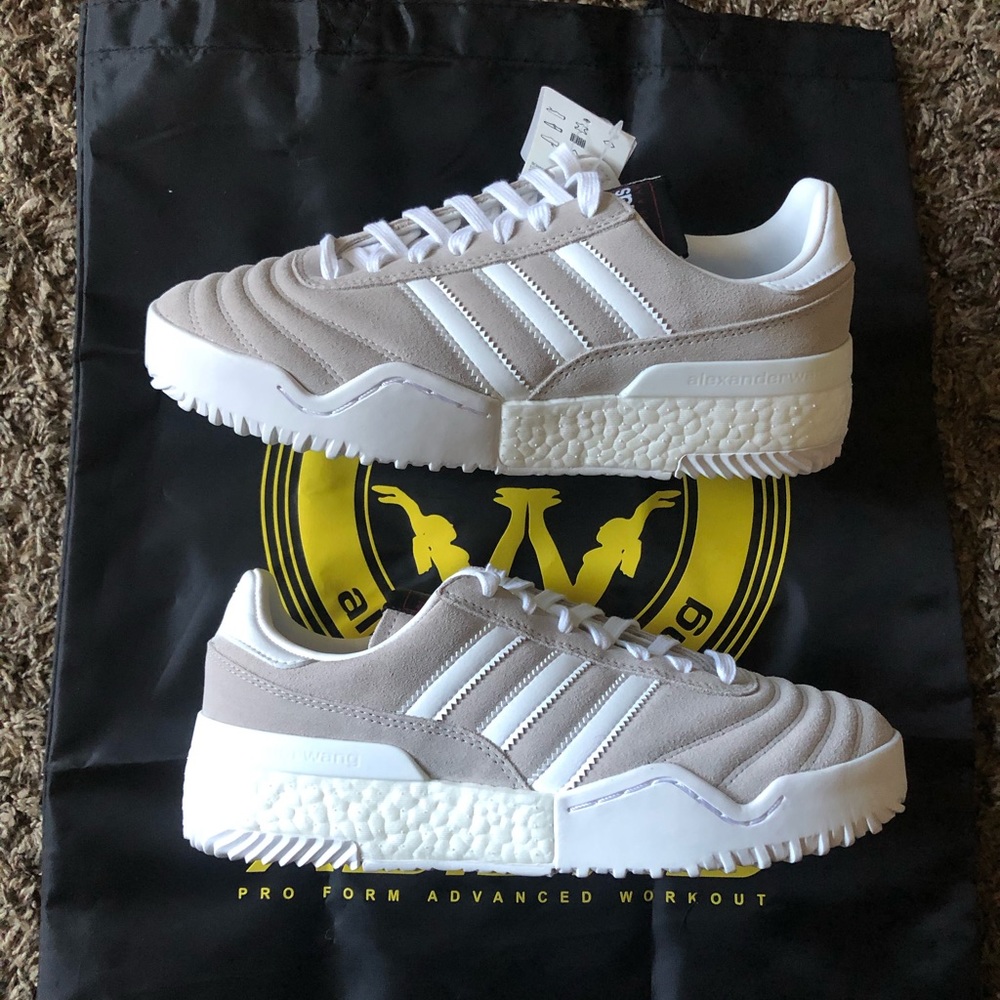 Adidas Alexander Wang BBall Soccer “Clear Granite”